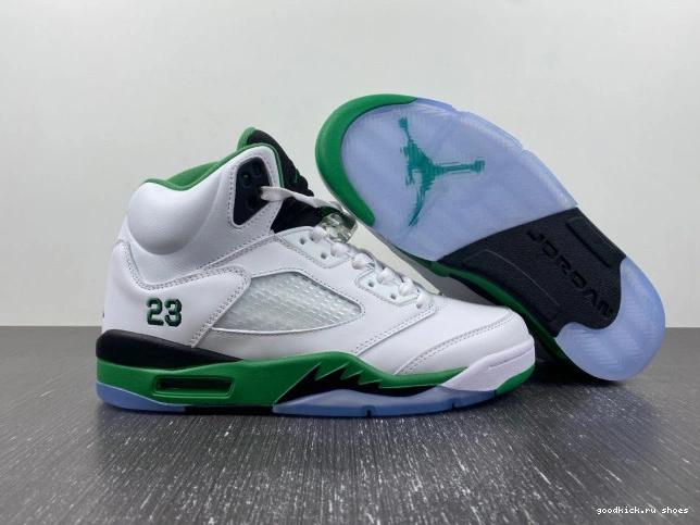 Green DD9336-103 WMNS Lucky Air Jordan 5 0711
